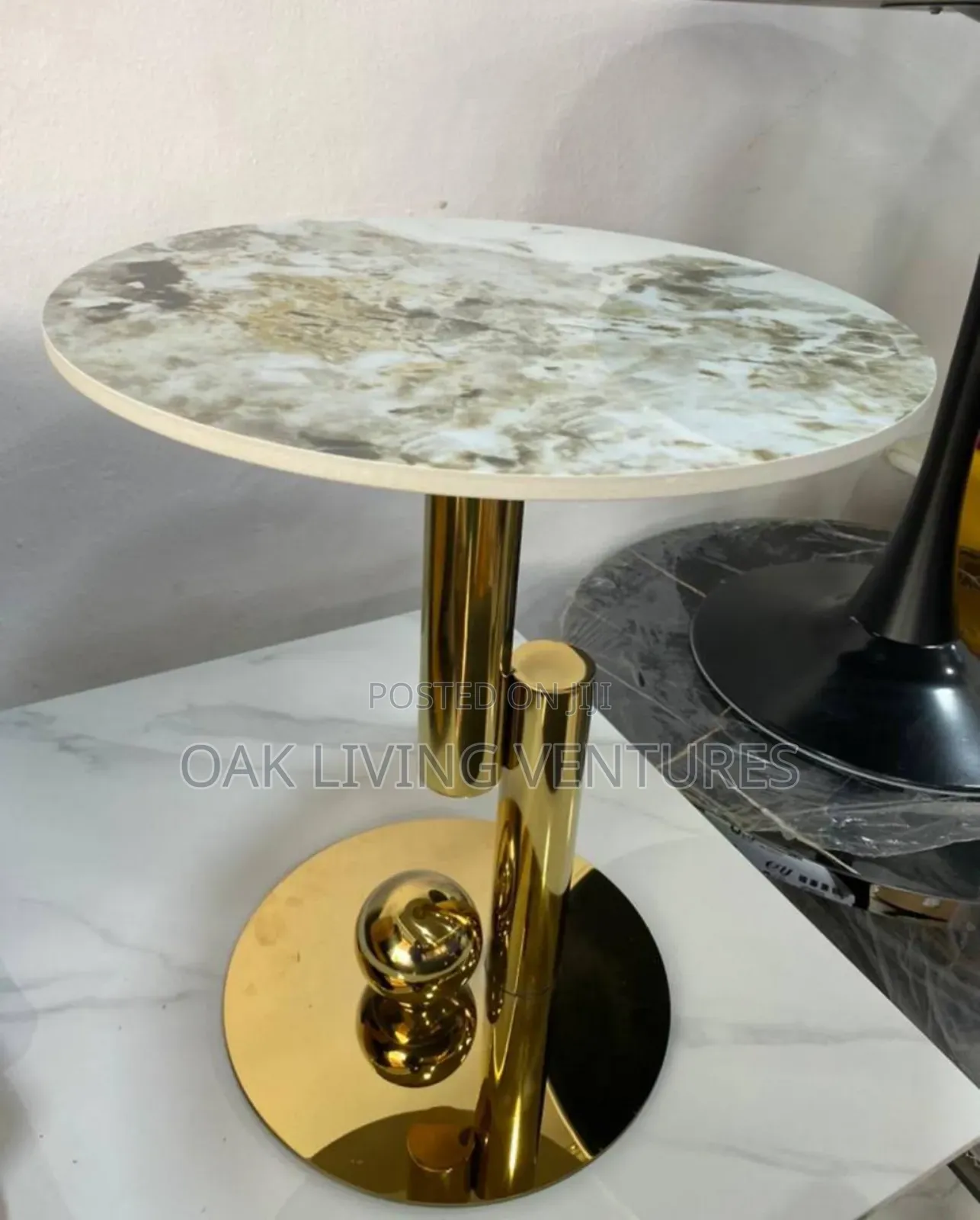 Marble Side Stool