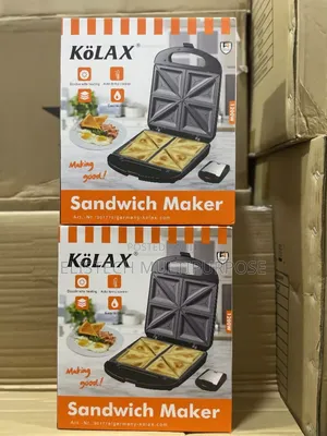 Kölax 1200w Heavy Duty Sandwich Maker – 4-Slice Capacity