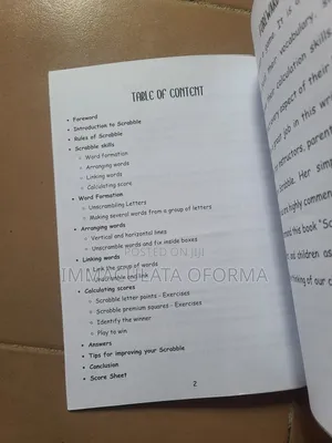 Scrabble Book