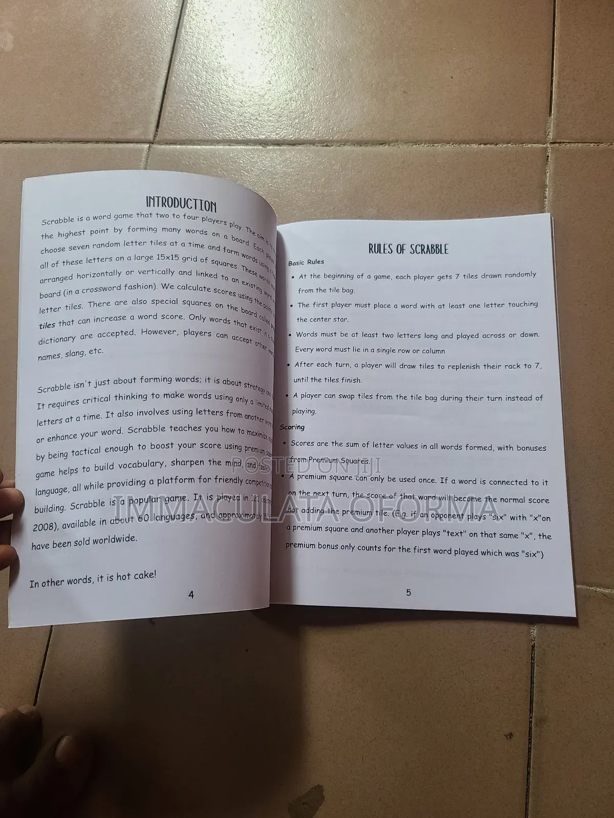 Scrabble Book