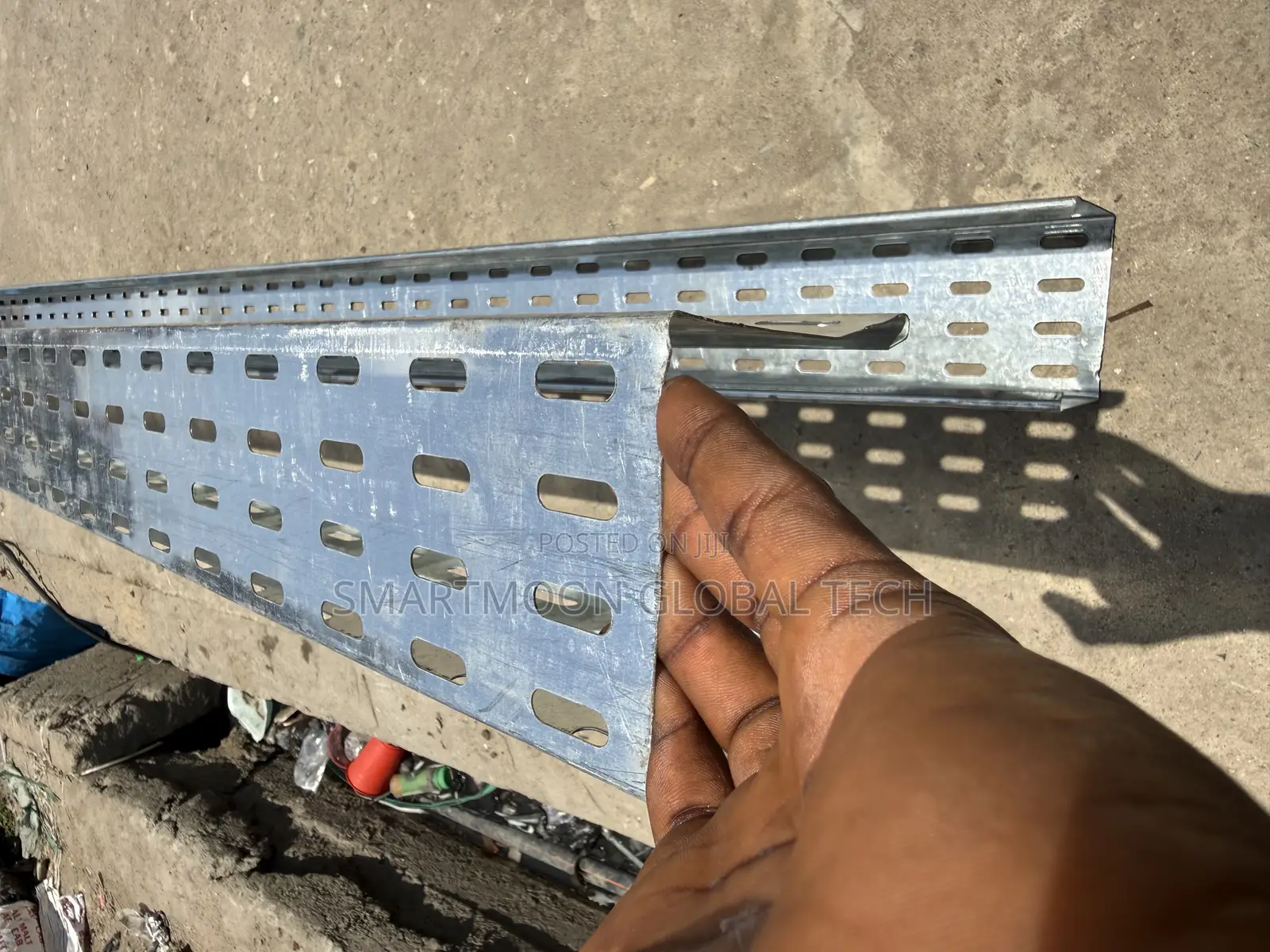 100 X 100mm Galvanized Cable Tray , Pure Galvanized Cable Tray