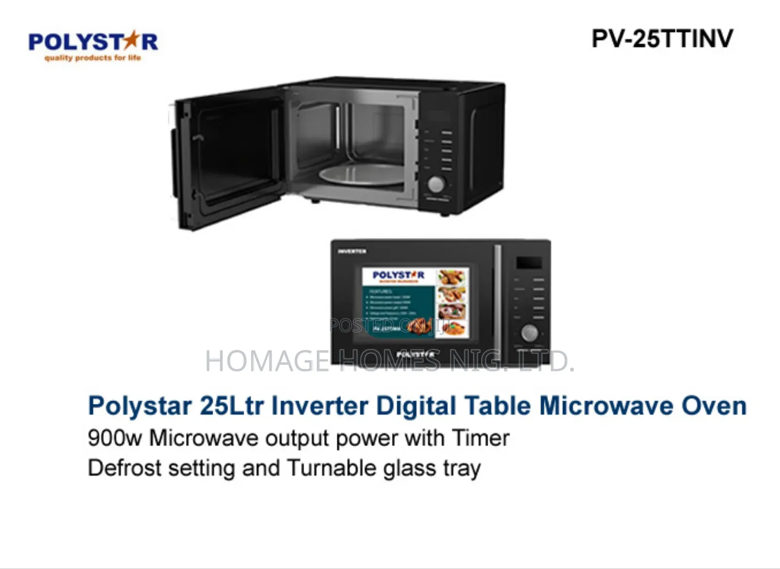 Table Top 25litres Microwave