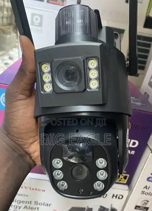 8mp With Free MTN Sim Card Ubox 4g Dual Lens Solar Powered CCTV Camera