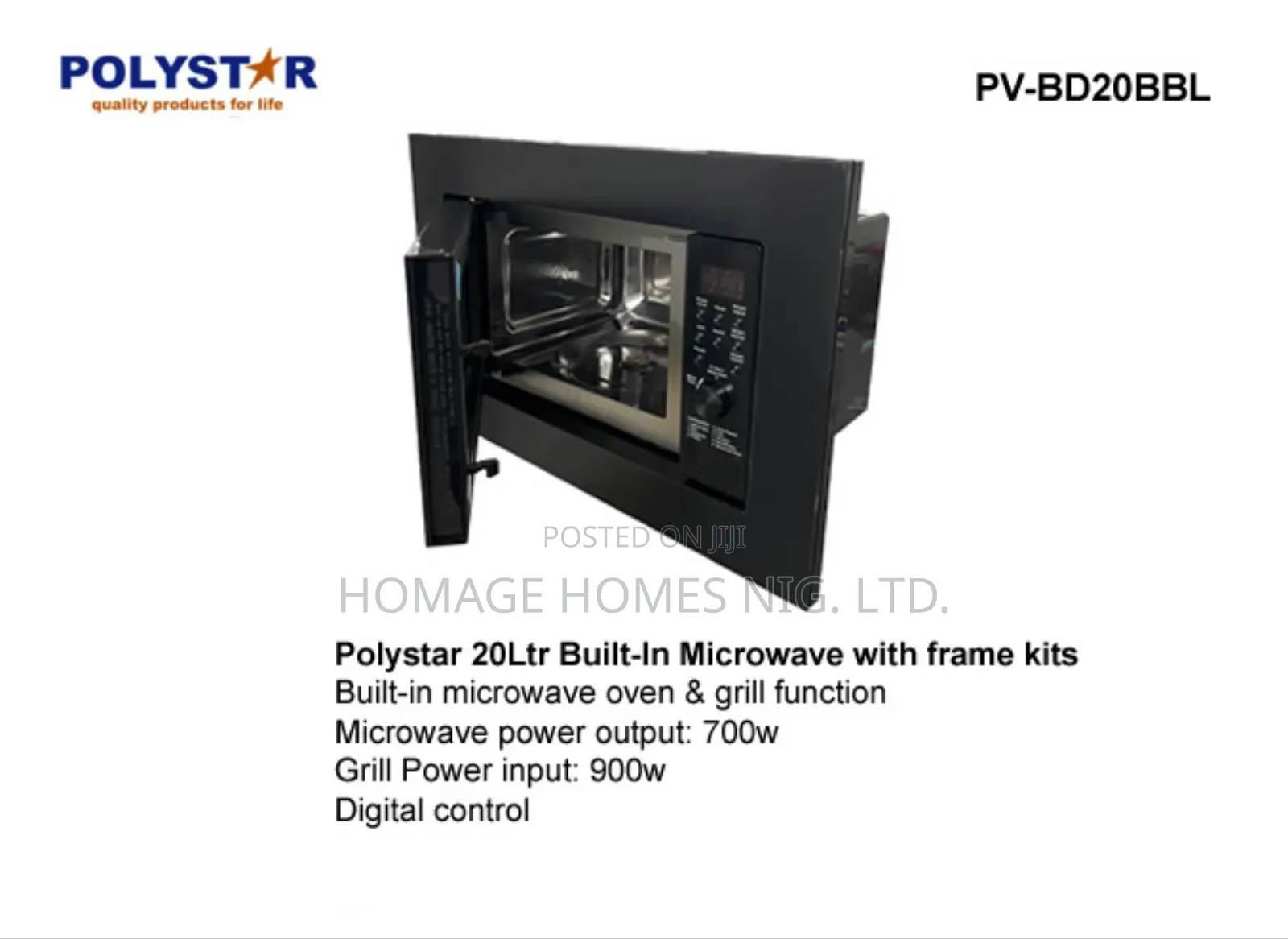 Built-in Polystar Microwave