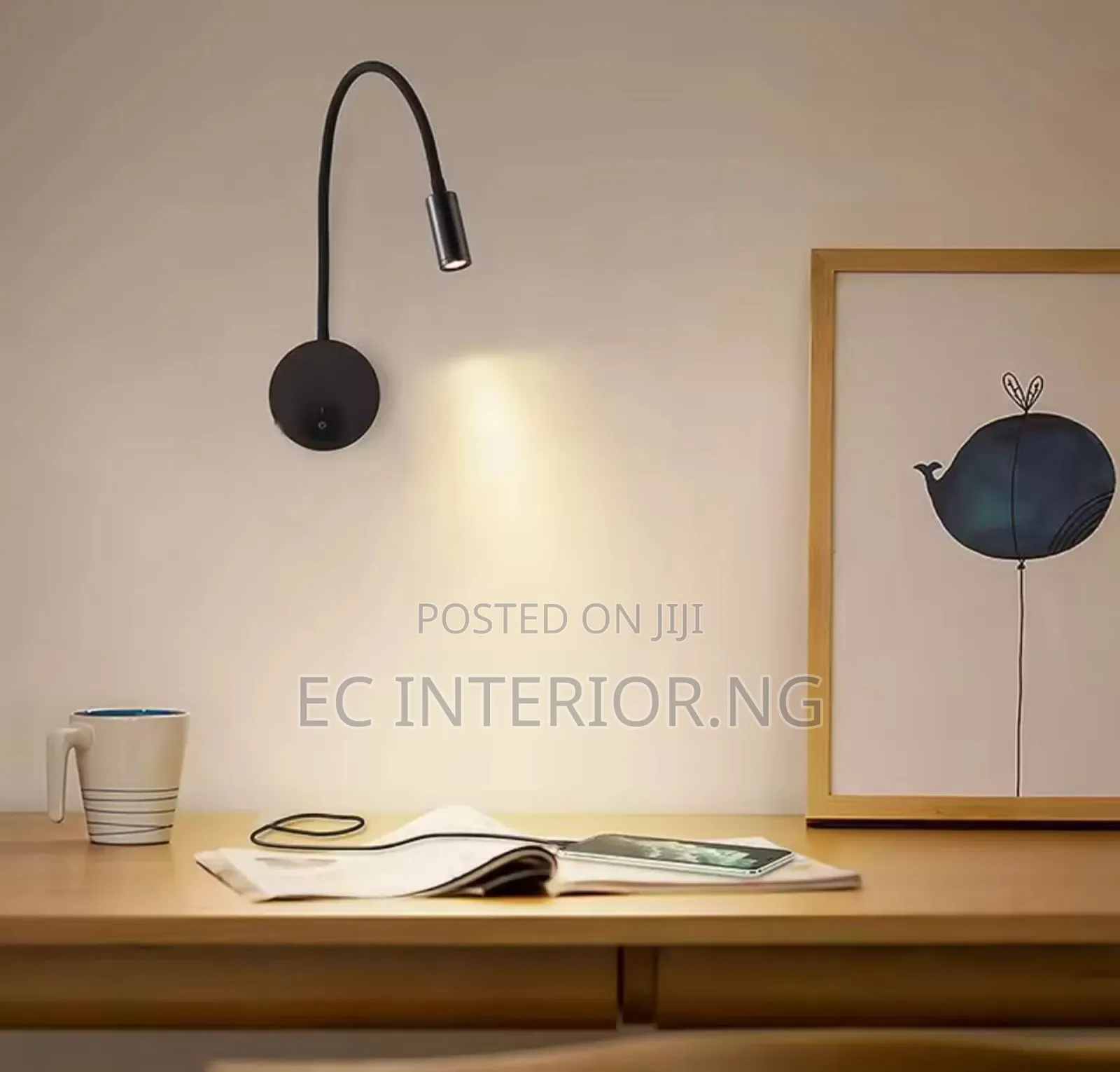 Led Bedside Wall Light Rotatable Flexible Spotlight