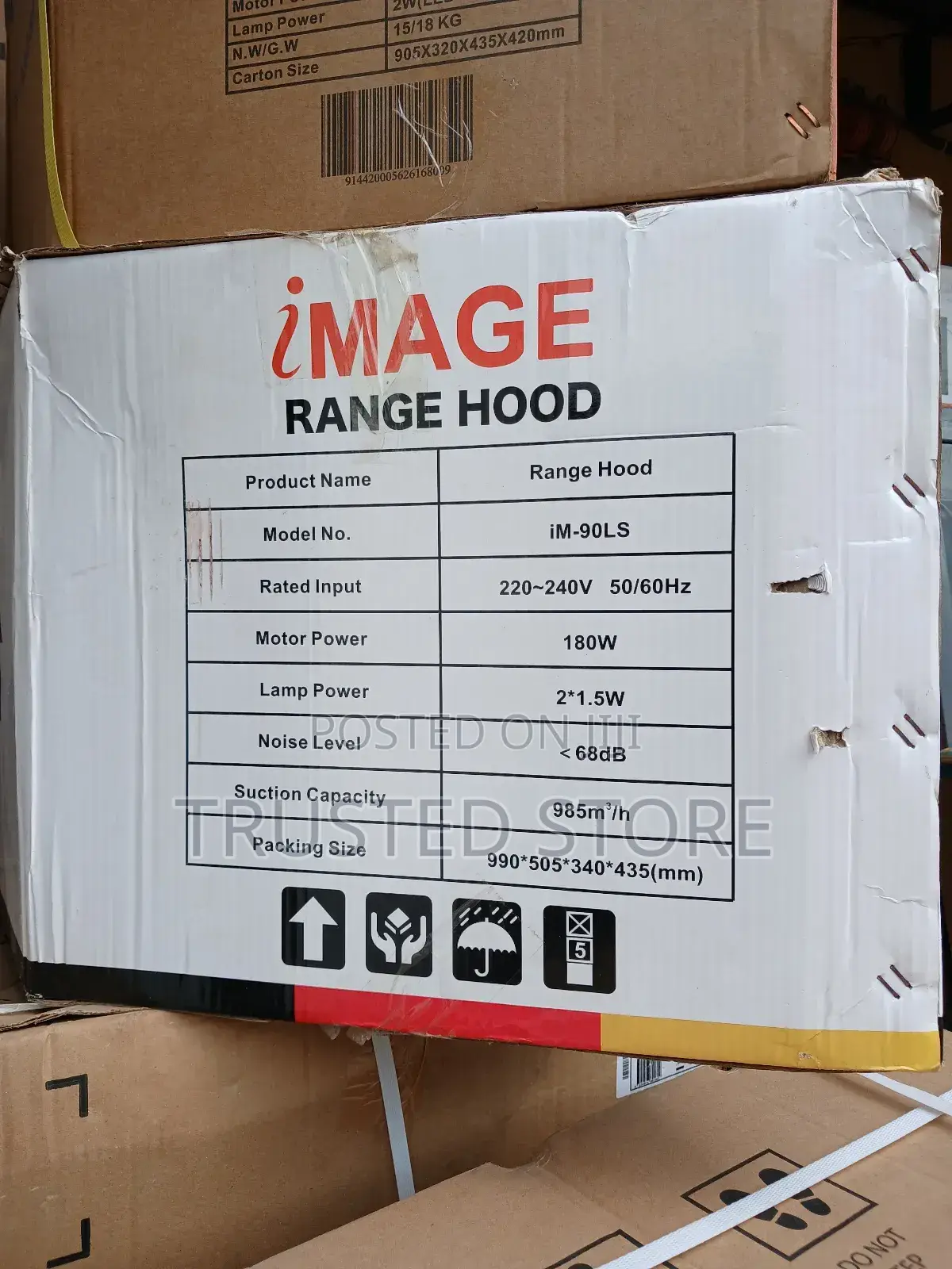 Image 90cm Range Hood