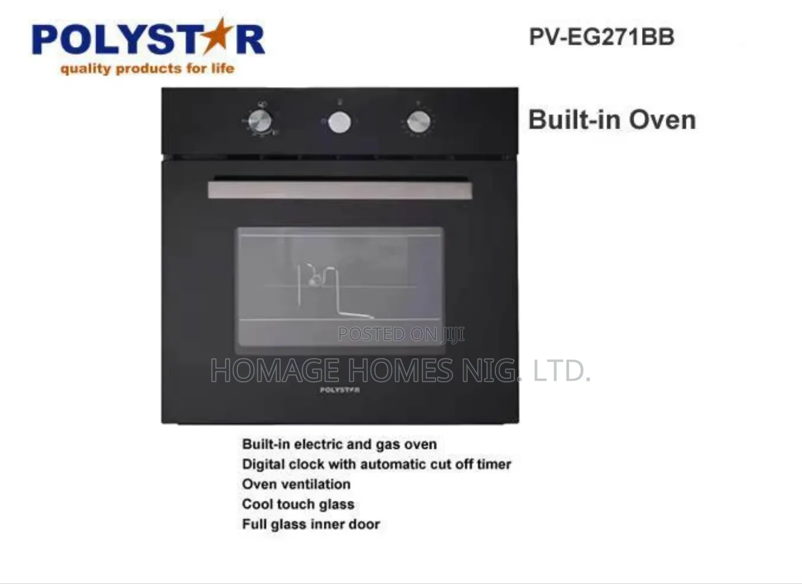 Built-in Oven ( Electric Nd Gas ) Polystar