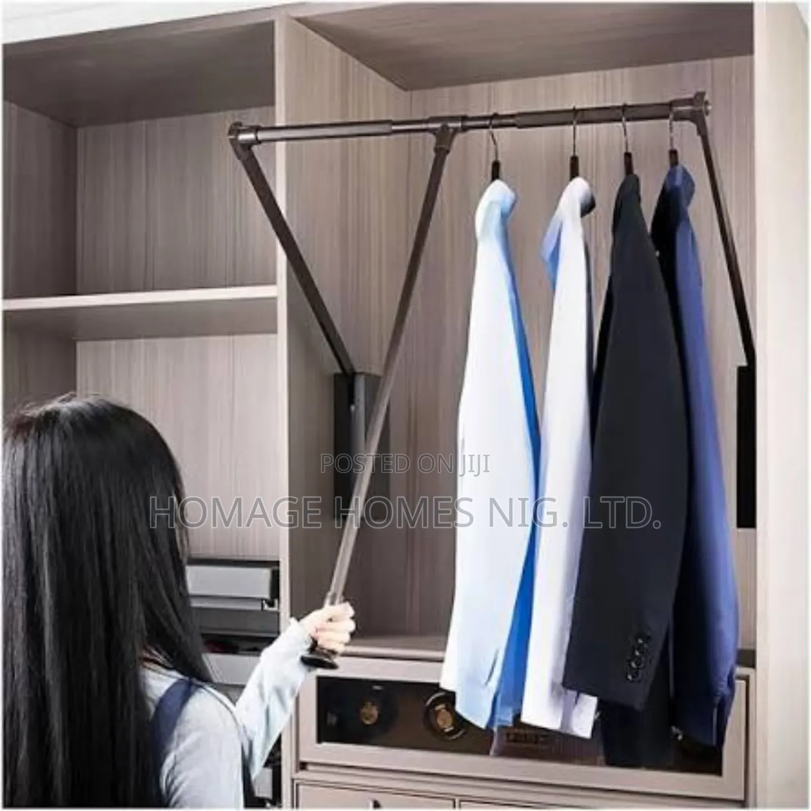 Shirt Hanger Pull Down