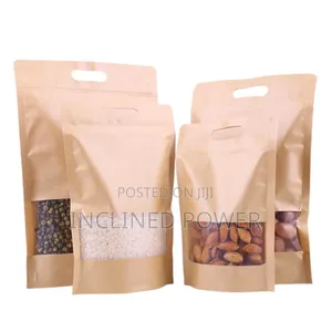 Kraft Paper Pouch (Brown) 14 × 20cm 50pcs