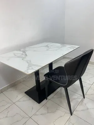 Restaurant Table With Mable Top/Glass Top