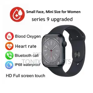 Lg79 Mini Smart Watch 38mm With Unique Features (Black)