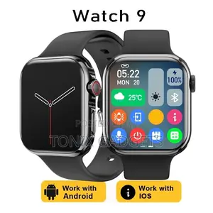 Lg79 Mini Smart Watch 38mm With Unique Features (Black)