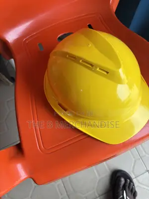 Yellow Industrial Safety Helmet
