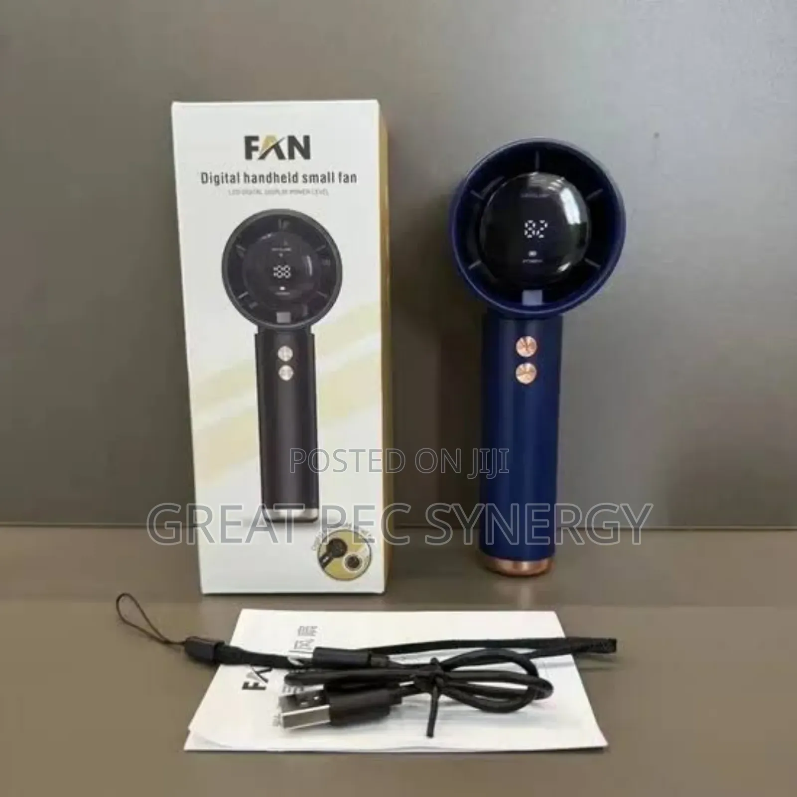 Digital Handled Small Fan(Led Display)