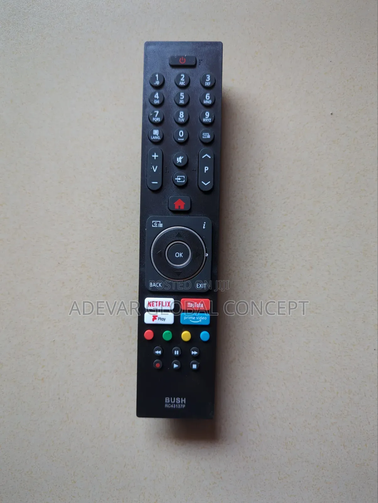 Bush Smart Tv Replacement Remote Control
