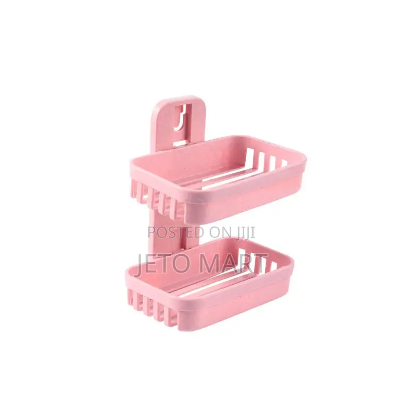 Double Soap Holder/Box -2 Layers Wall Mounted