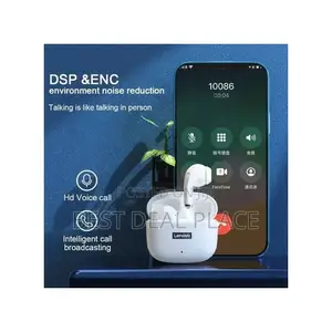 Lenovo Lp40 Bluetooth 5.0 Waterproof Earphone Touch Headset