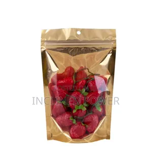 Gold Clear Stand Up Pouch 10×15cm 50pcs