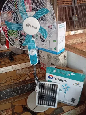 Solar and Rechargeable Fan