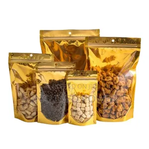 Stand Up Pouch (Gold Clear) 12×20cm 50pcs