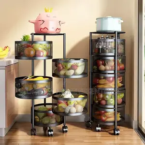 5 Tiers Rotatable Storage Rack