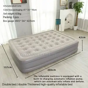 Automatic Self-Inflatable Mattress/Bed Double Size