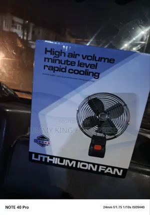 Portable Rechargeable Strong-Wind Lithium Battery Fan,