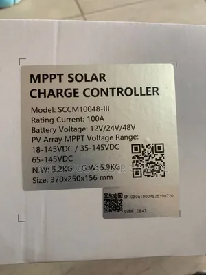 MPPT 100ah Felicity Charge Controller