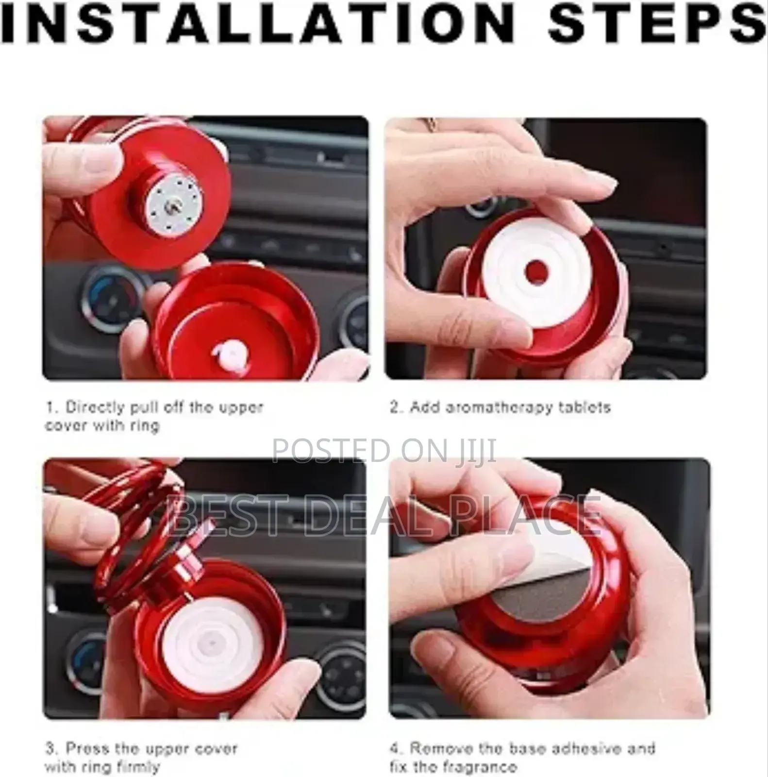 Car Solar Rotating Perfume Aromatherapy Rotating Diffuser