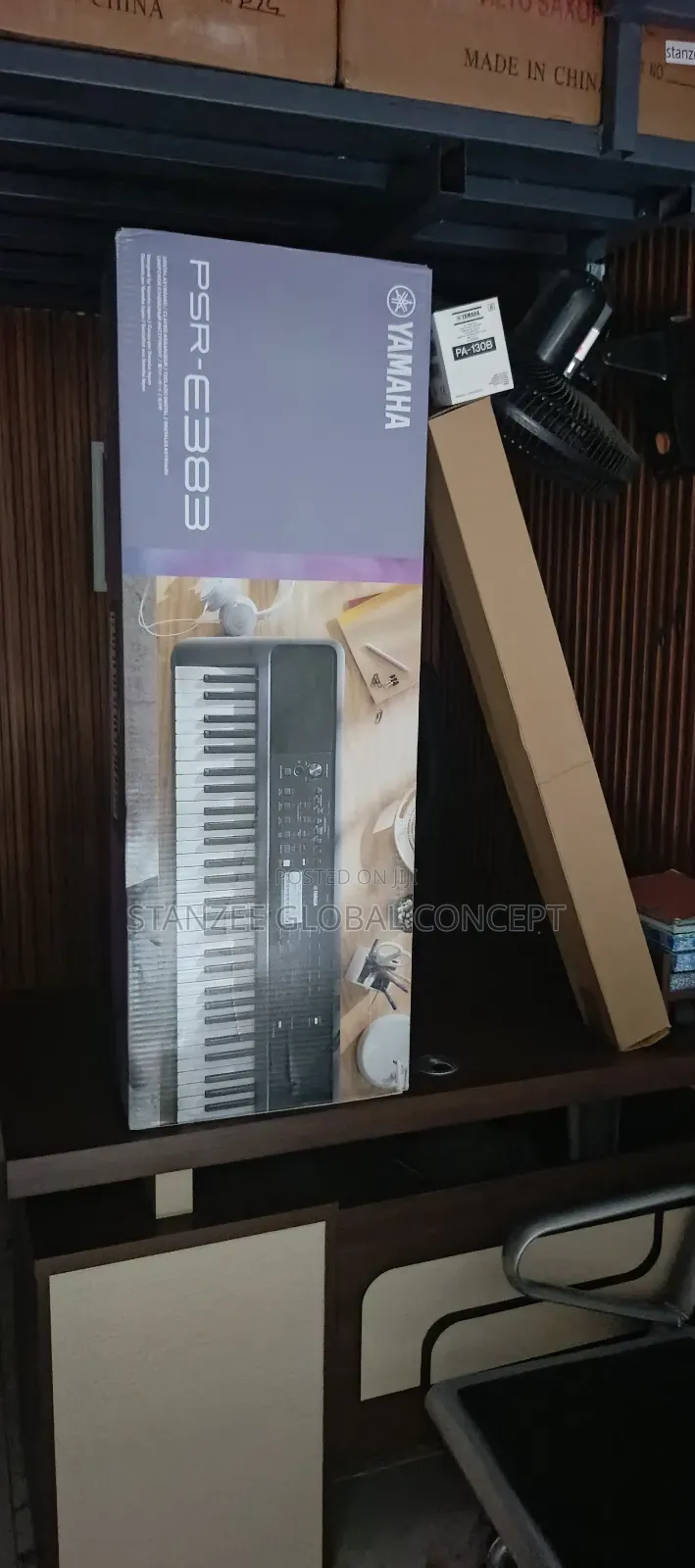 Yamaha PSR E383 With Keyboard Stand and Original Adapter