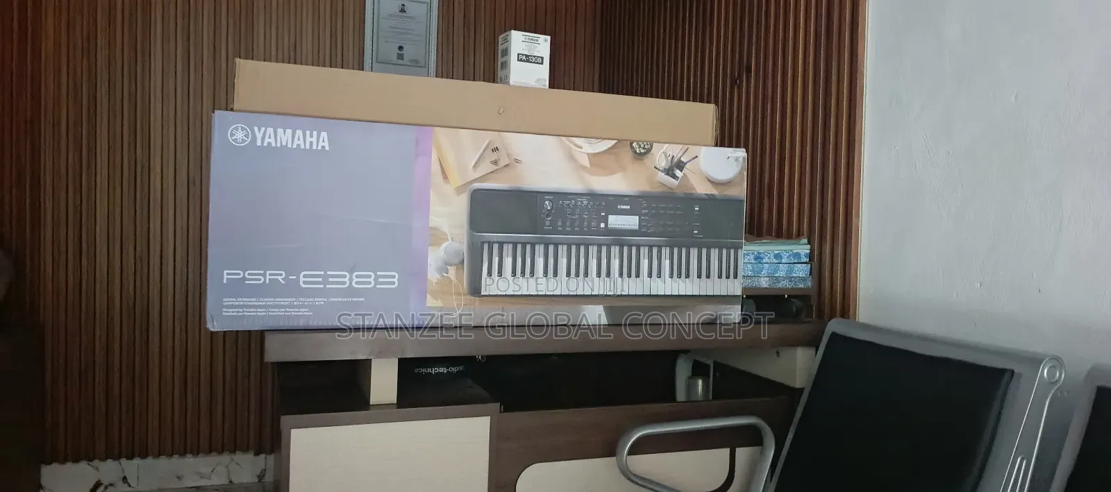 Yamaha PSR E383 With Keyboard Stand and Original Adapter