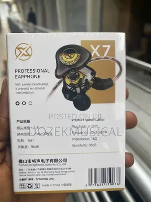 X7 In Ear Monitors (Ear Set)