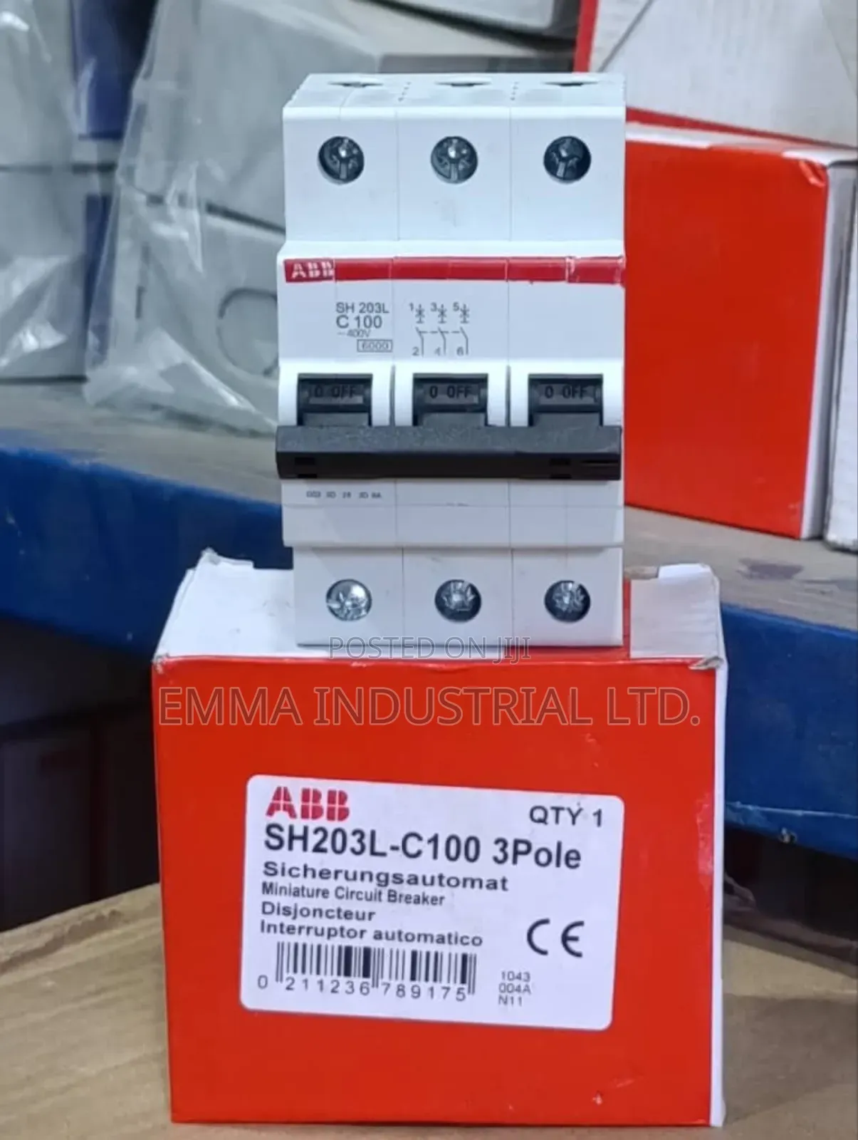 Abb Breaker 3p 100a