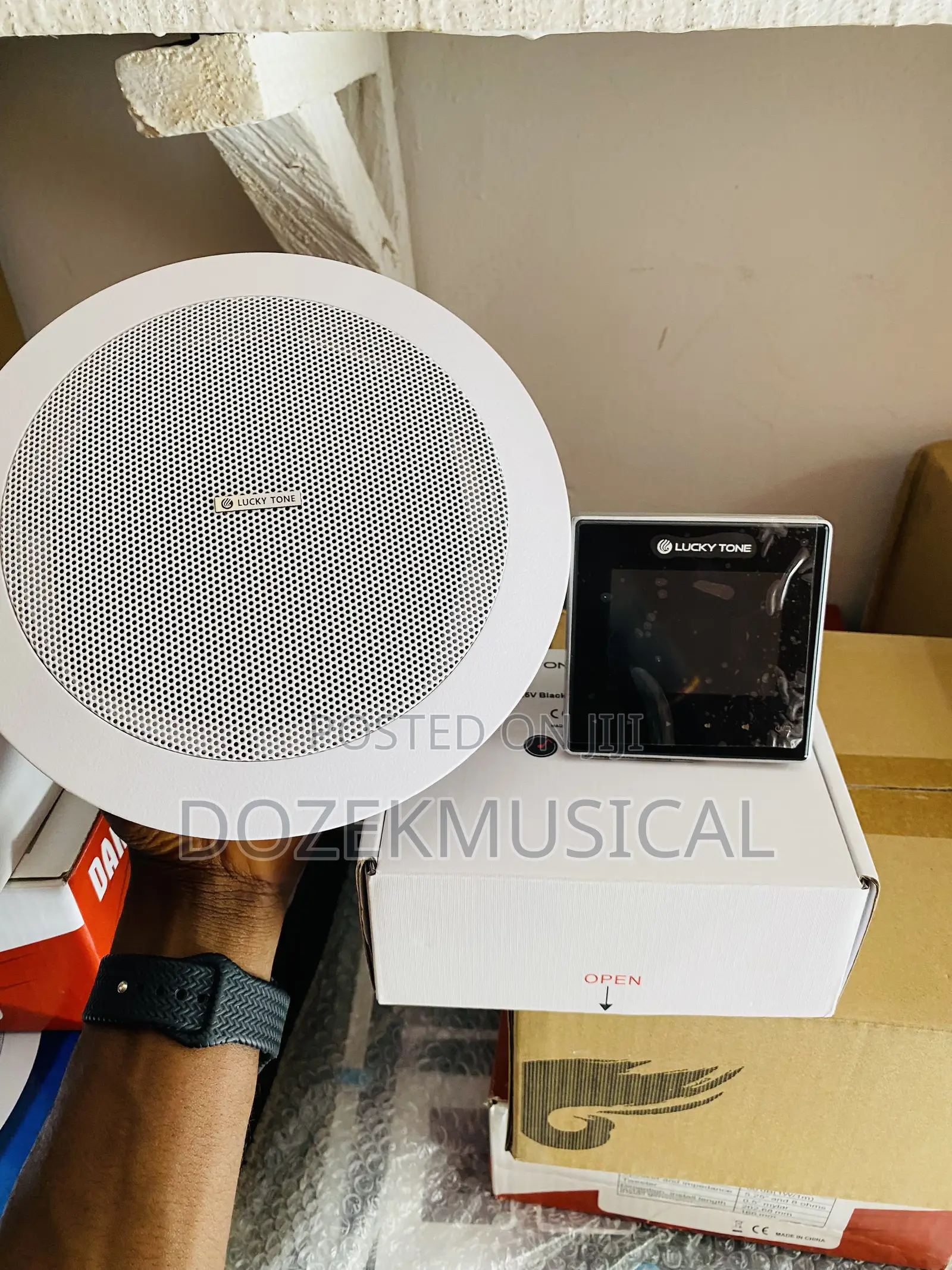 Ceiling Speaker and Amplifier