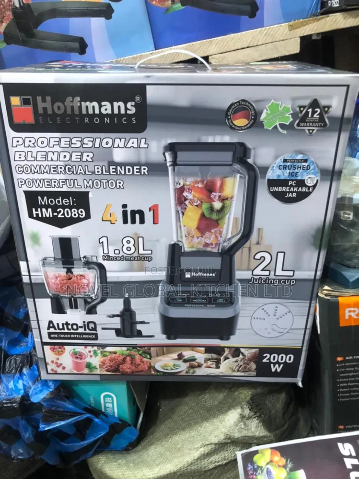 Hoffmans Powerful 4in1 Blender/Processor