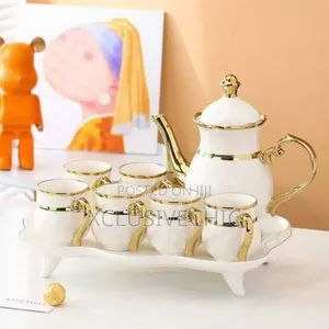 Luxury Tea /Coffee Jug Cups Set