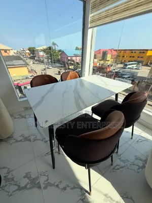 Elegant Marble Dining Set