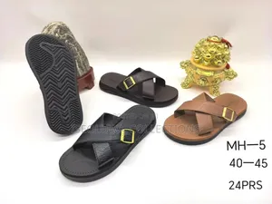 Men’S Stylish Leather Slippers – Comfortable Durable Fit