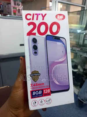 New Itel City 200 128 GB Black