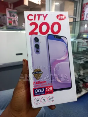 New Itel City 200 128 GB Black