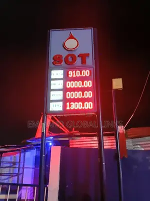 Petrol Station Price Signage