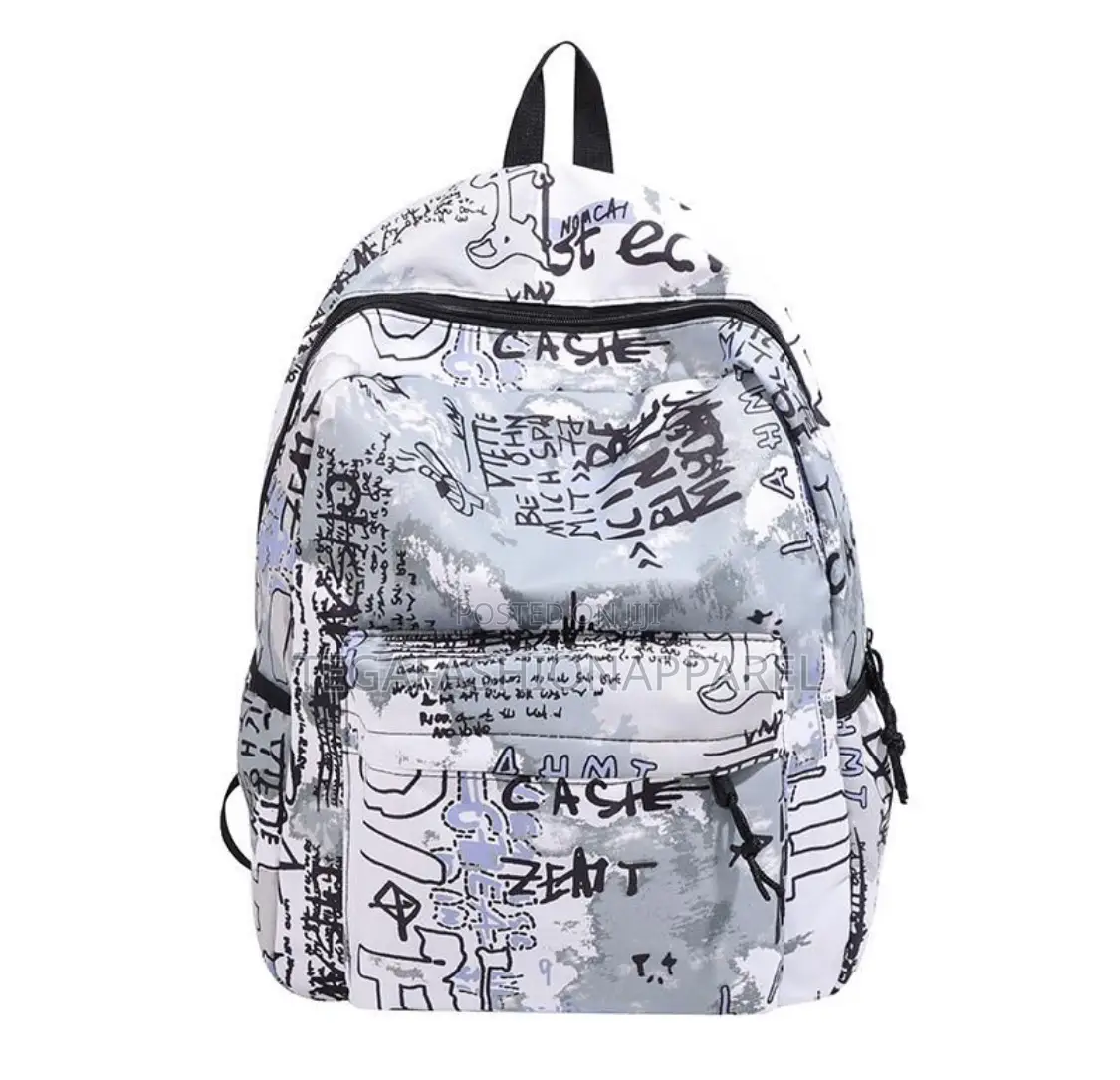 Multicolored Graffiti Backpack