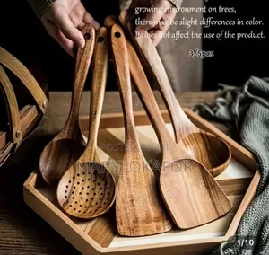 Wooden Cooking Spoon Set