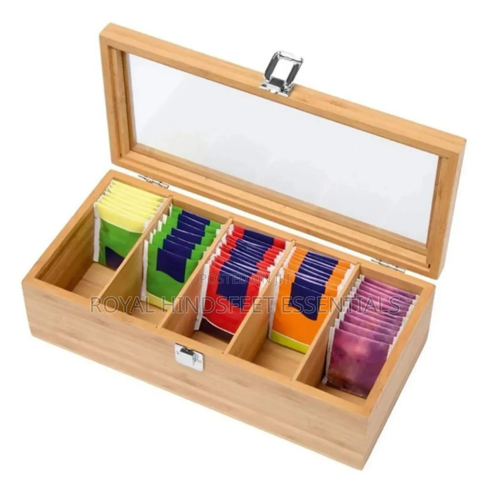 Multipurpose Wooden Tea Bags And Coffee Storage Box