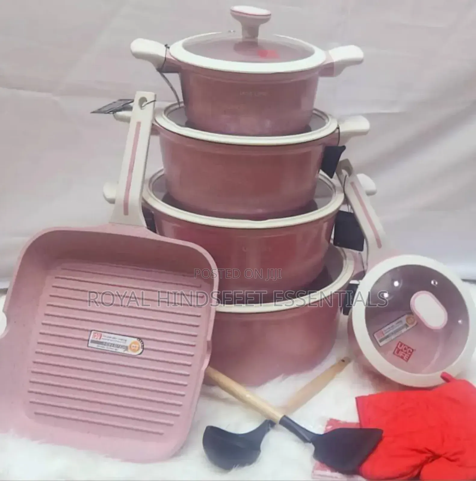 High Quality Ucclife Granite Cookware Set