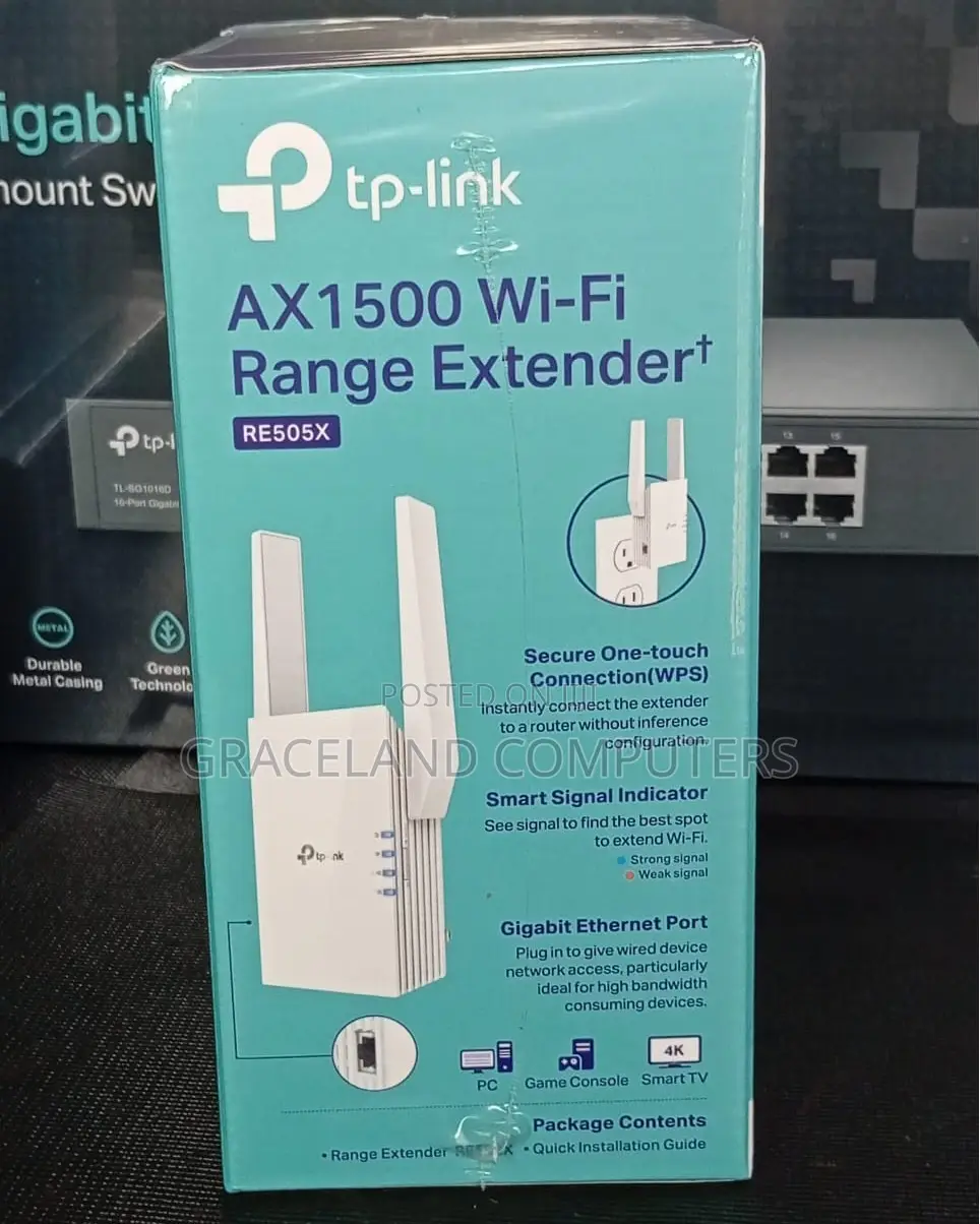 Tp-Link Ax1500 Re505x Dual Band Wifi6 Range Extender