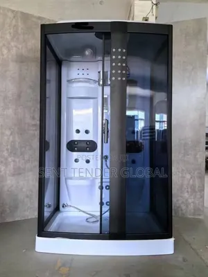 120 By 90 Shower Room Black Frame