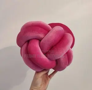 Round Knotted Throw Pillow (Available in Any Color of Your Choice)