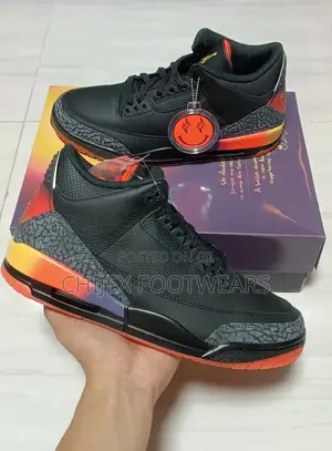 Original J Balvin X Air Jordan 3 Retro 'Rio'. Sneakers