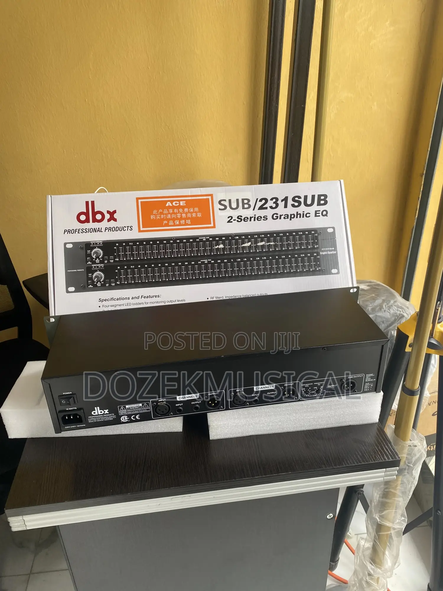 Dbx Double Equalizer 231sub